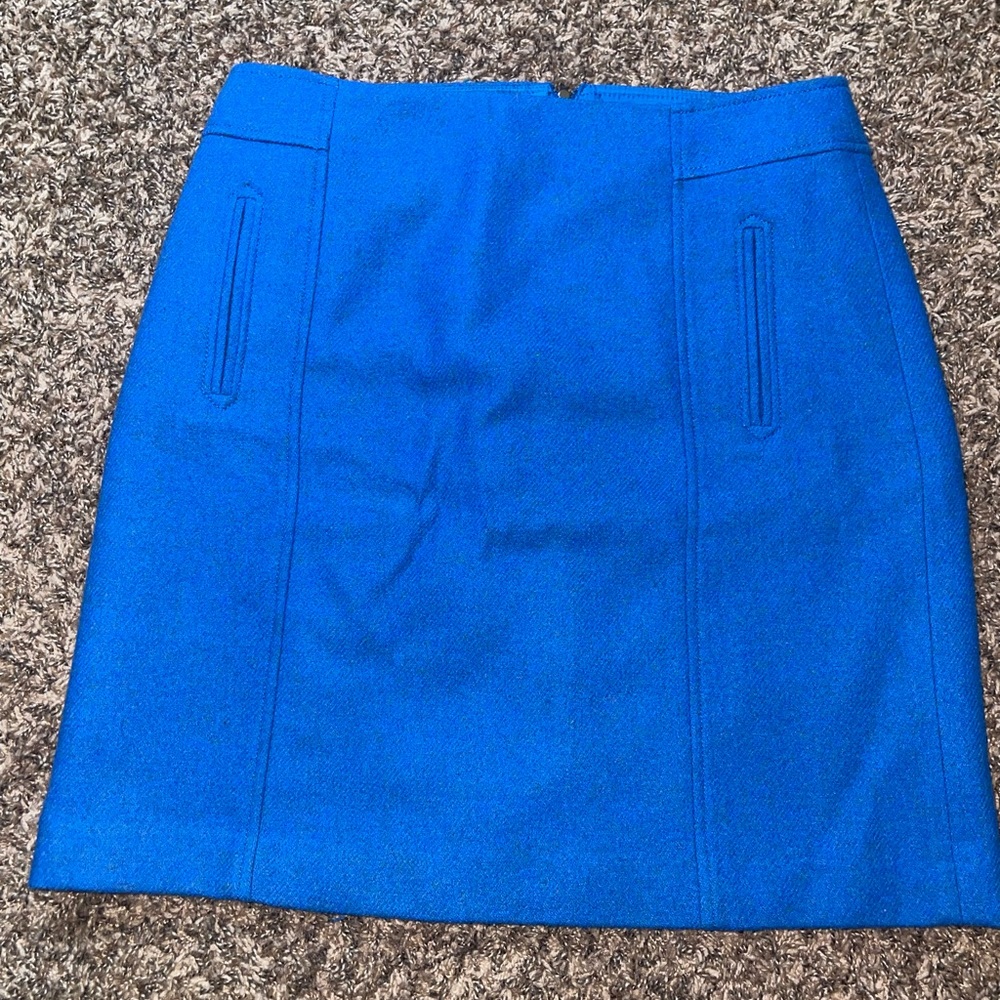 Talbots women blue skirt